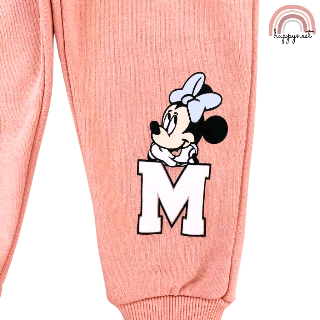 Minnie Mouse Jacket Girls Pink Zara Sweatshirt Tracksuit Jogger + Terno Sets 2-6Years Old SS178