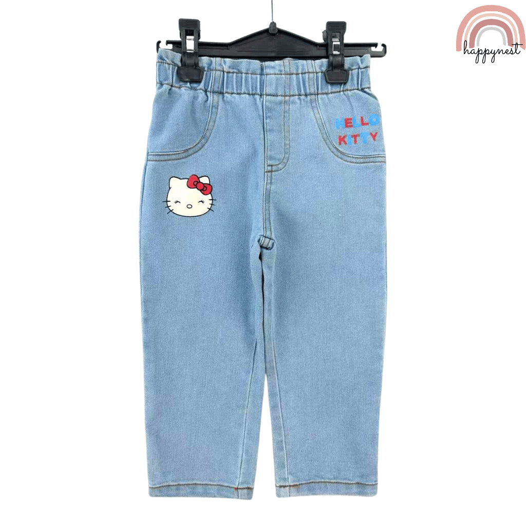 Hello Kitty Sweatshirt and Denim Pants Set for Baby Girls 3-36 Months PH SS488
