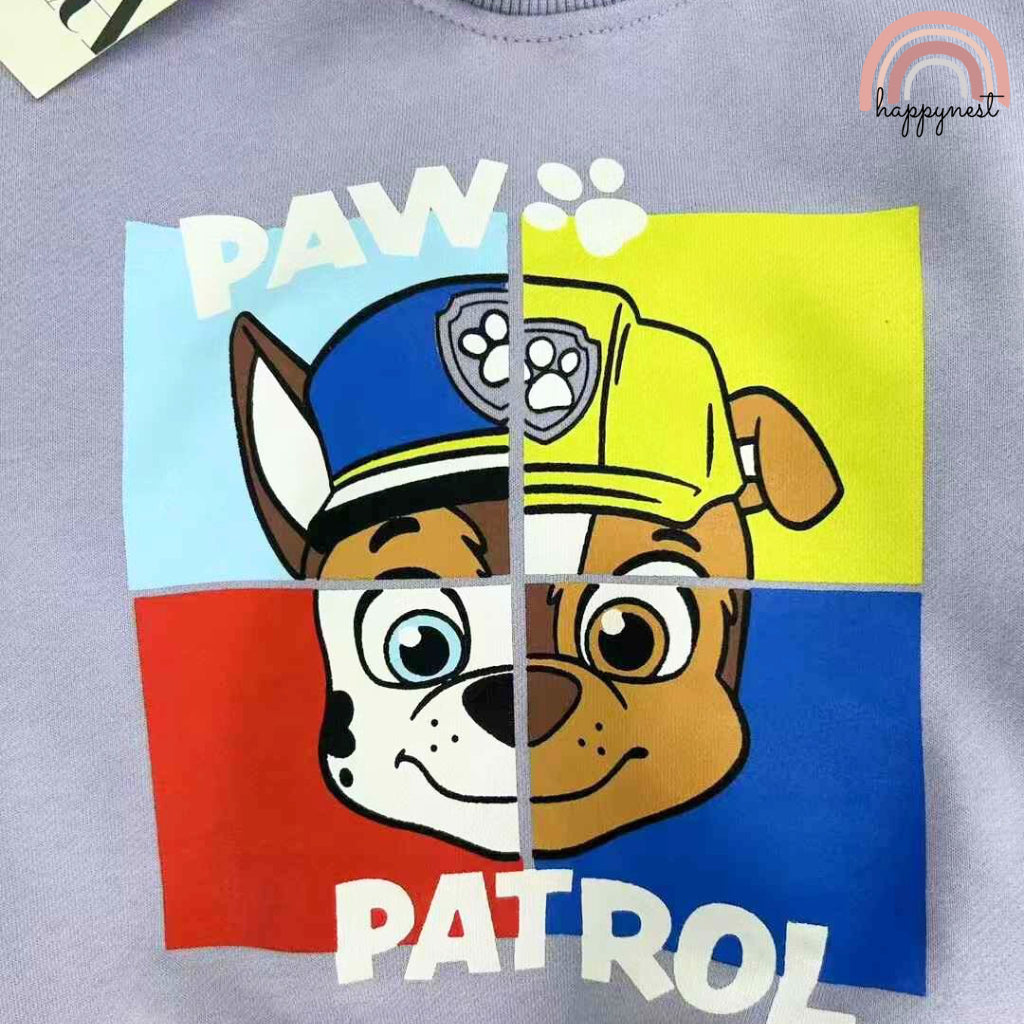 Paw Patrol 2-Piece Tracksuit – Purple Sweatshirt & Joggers for Boys/Girls 2–8 Yrs (SS514)