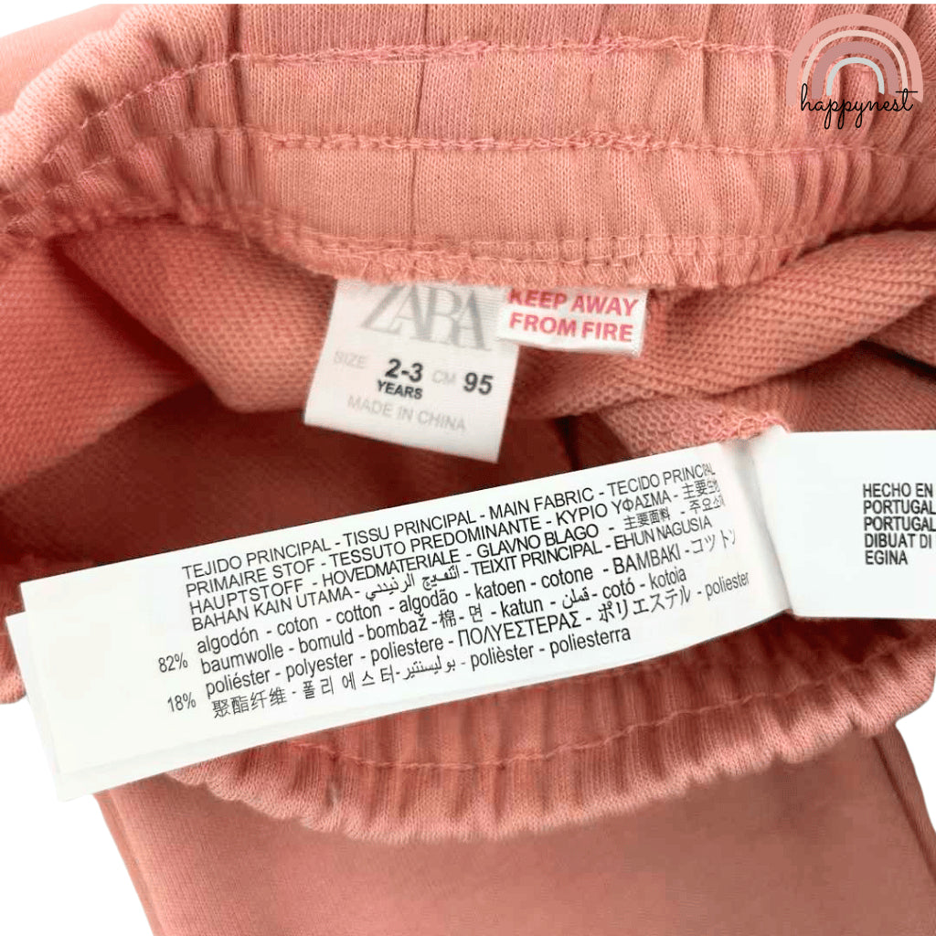 Minnie Mouse Jacket Girls Pink Zara Sweatshirt Tracksuit Jogger + Terno Sets 2-6Years Old SS178