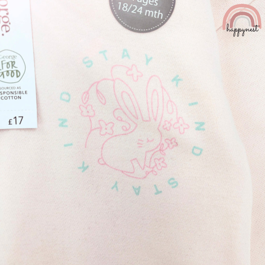 George Pink Sweatshirt and Leggings Set for Girls 6-36 Months Outfit PH SS464