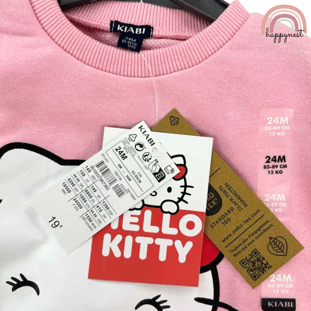 Hello Kitty Sweatshirt and Denim Pants Set for Baby Girls 3-36 Months PH SS488