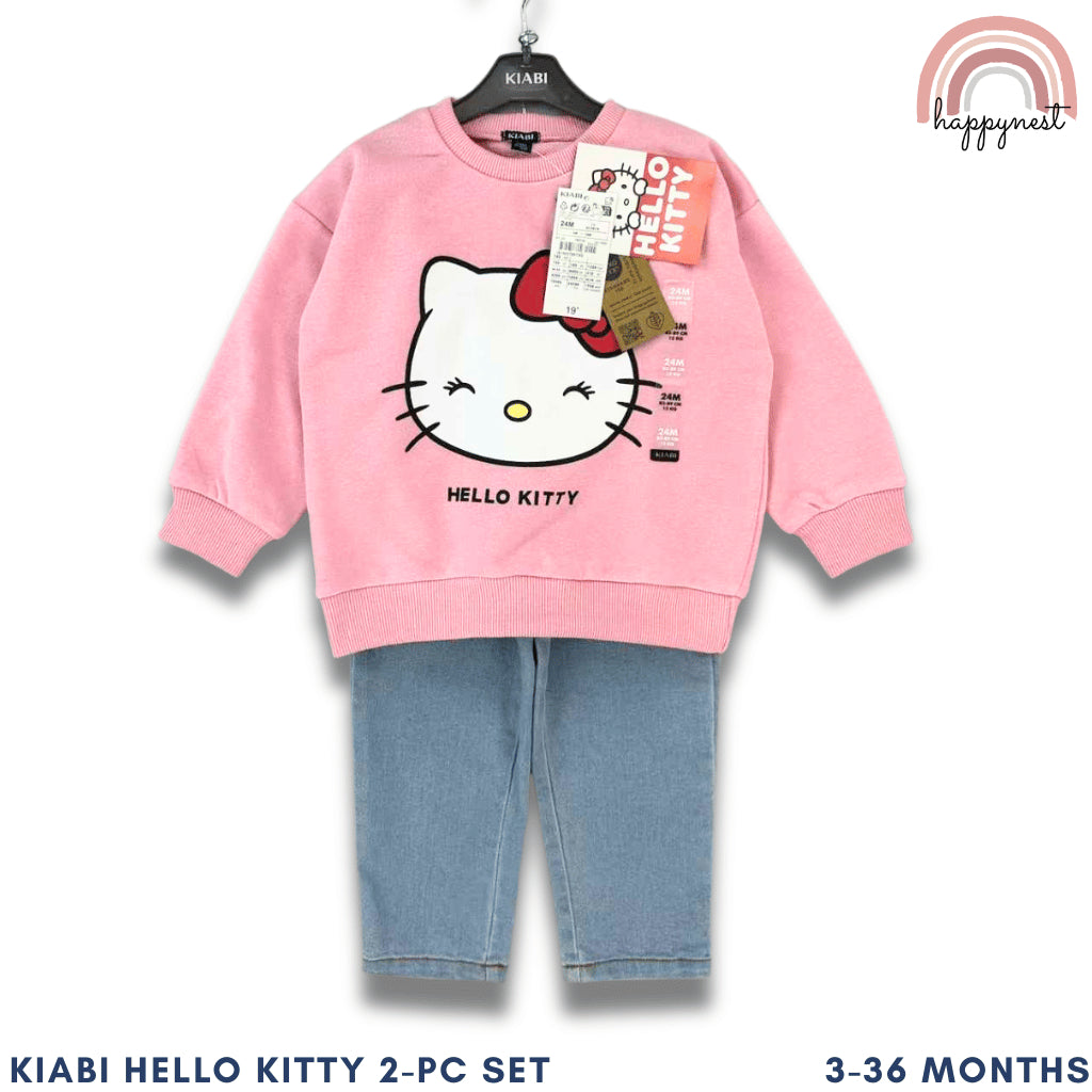 Hello Kitty Sweatshirt and Denim Pants Set for Baby Girls 3-36 Months PH SS488