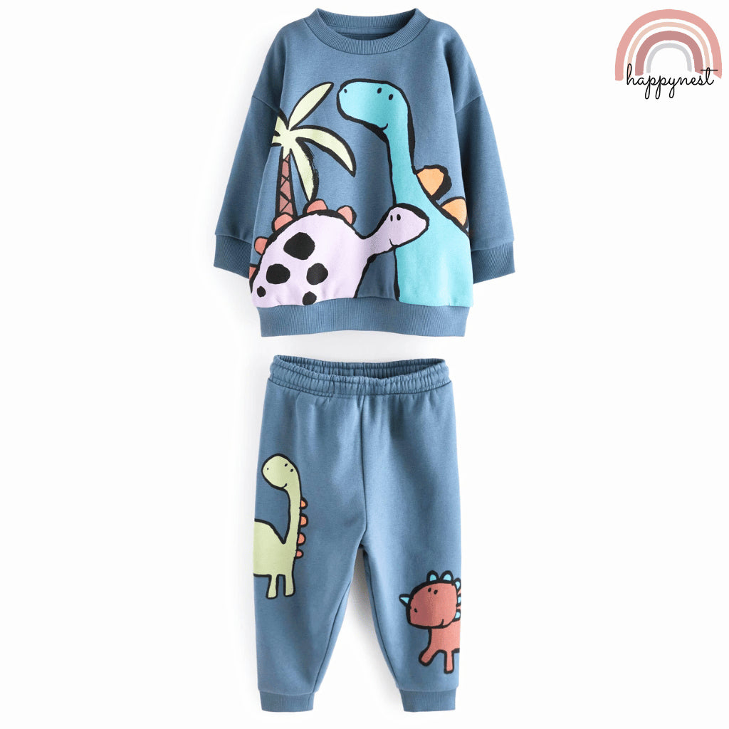 Dino Tracksuit Boys OOTD 2-8 Years | Warm & Comfy OOTD SS497
