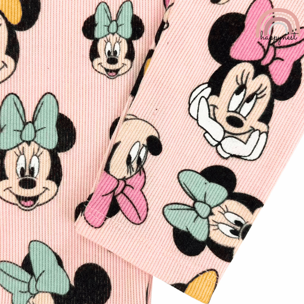 Minnie Beige Tracksuit Baby Girl Sweatshirt + Leggings Set 6-36 Months SS523