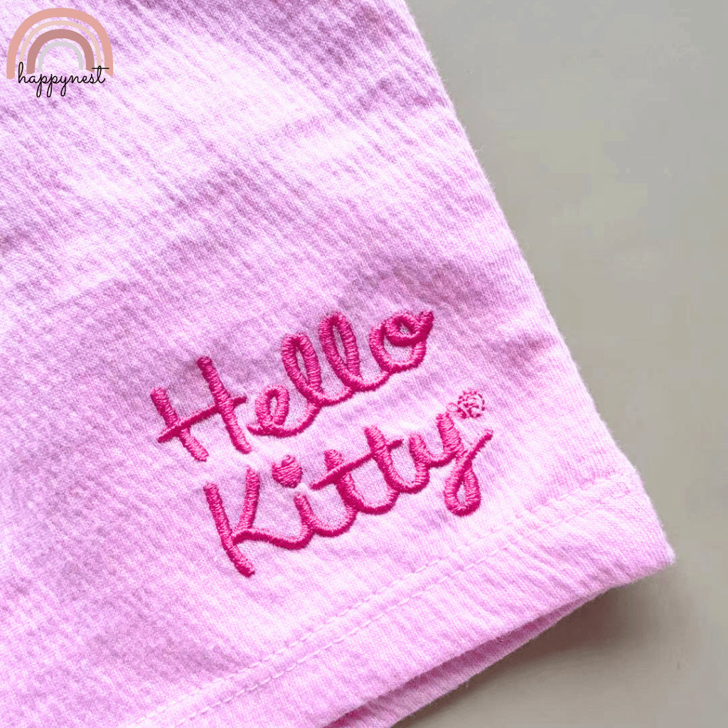 Hello Kitty Girls Shirt and Shorts Set - 2pc Outfit for Kids 2-10 Yrs | AA243