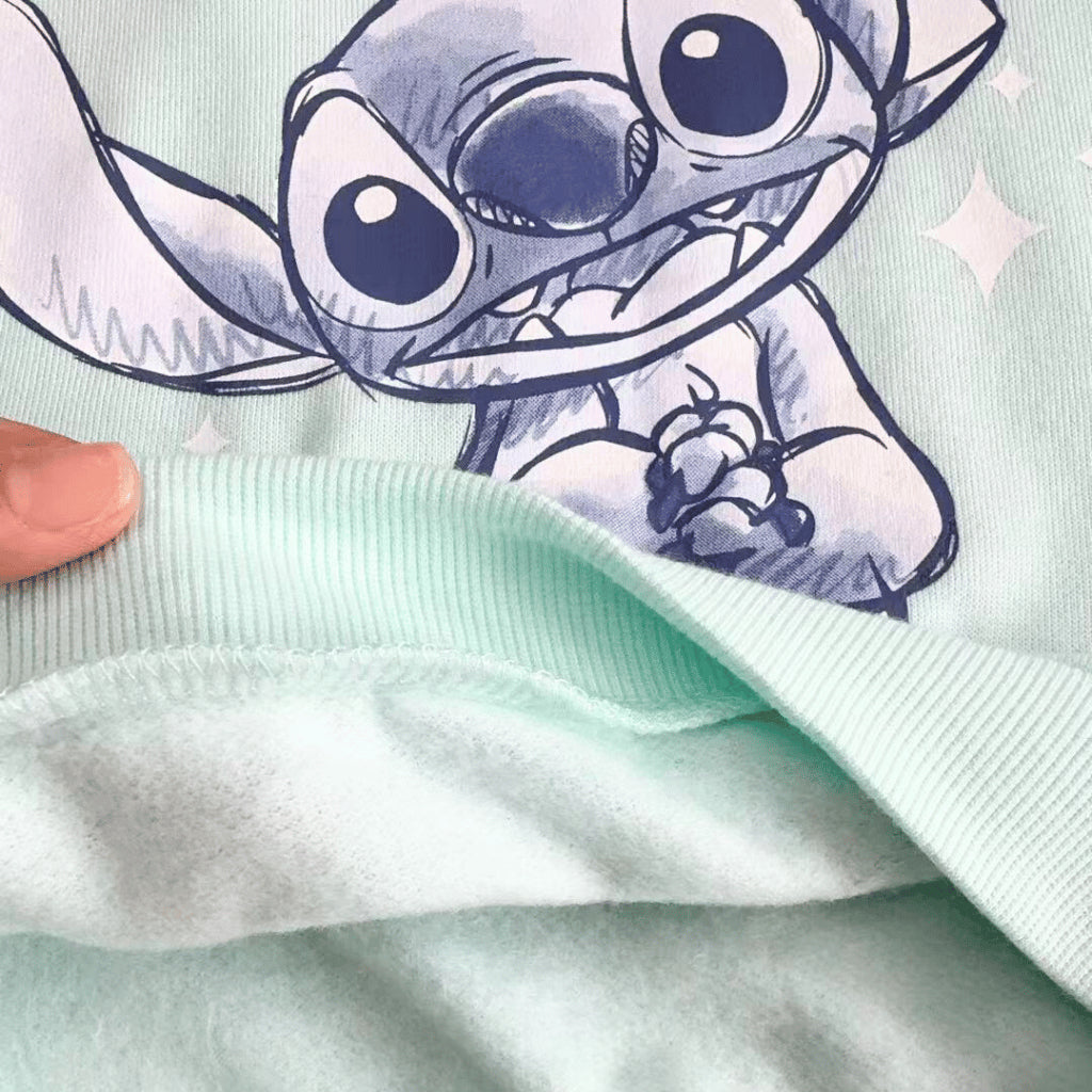 Stitch Shirt and Shorts Set for Kids - Blue 2pc Outfit 2-10 Yrs | AA245