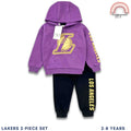 Lakers Hoodie and Jogger Pants Set for Boys 2-8 Years Old Purple Outfit PH SS478