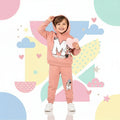 Minnie Mouse Jacket Girls Pink Zara Sweatshirt Tracksuit Jogger + Terno Sets 2-6Years Old SS178