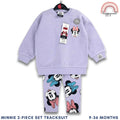 Minnie Purple Tracksuit Baby Girl Sweatshirt + Leggings Set 6-36 Months SS522