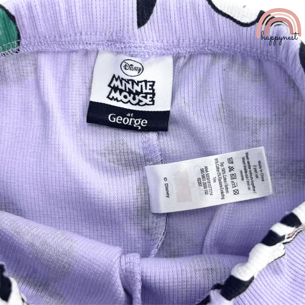 Minnie Purple Tracksuit Baby Girl Sweatshirt + Leggings Set 6-36 Months SS522