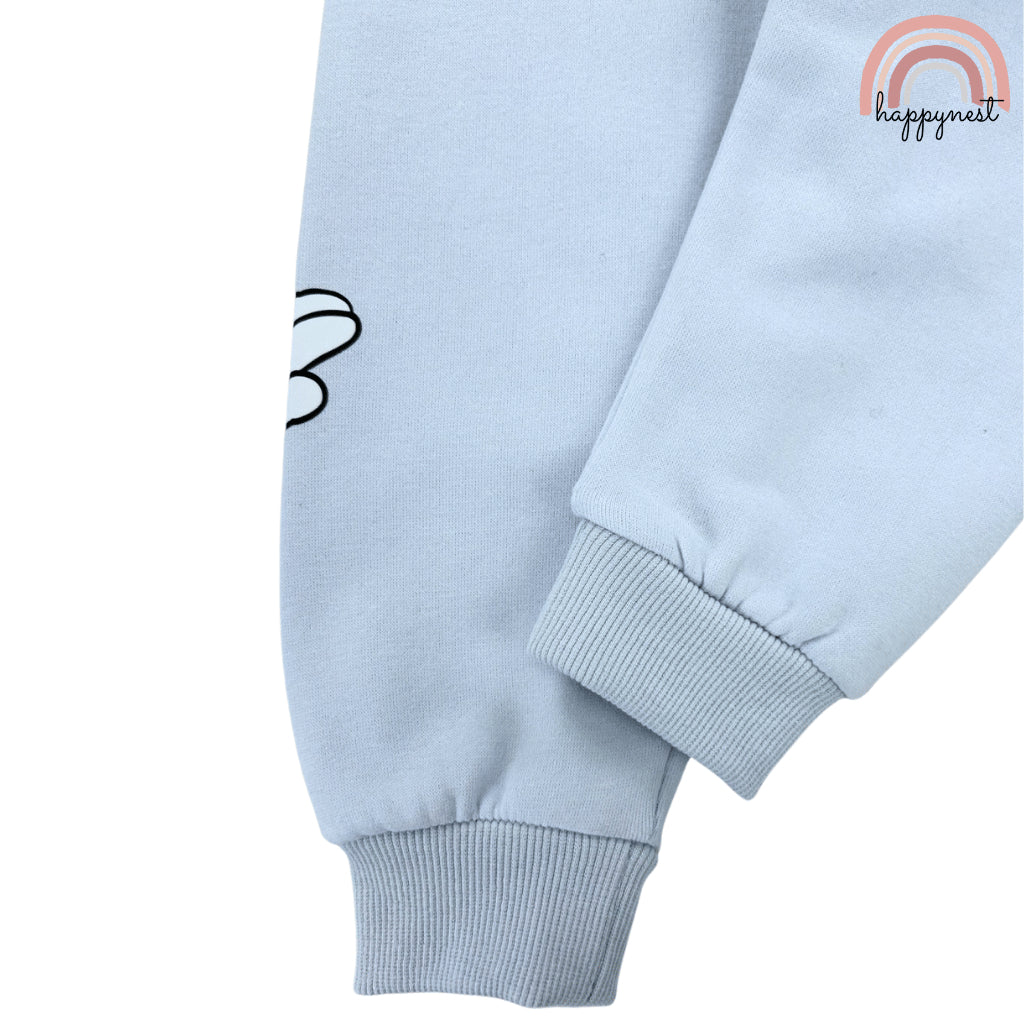 Zara Minnie Mouse Blue Premium for Girls Sweatshirt Jogger OOTD Set SS417 2-8 Years Old