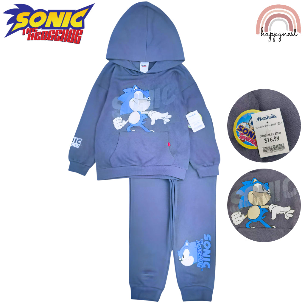 Sonic Tracksuit OOTD Boys Jogger Set Cute Terno OOTD 4 Years old SS102