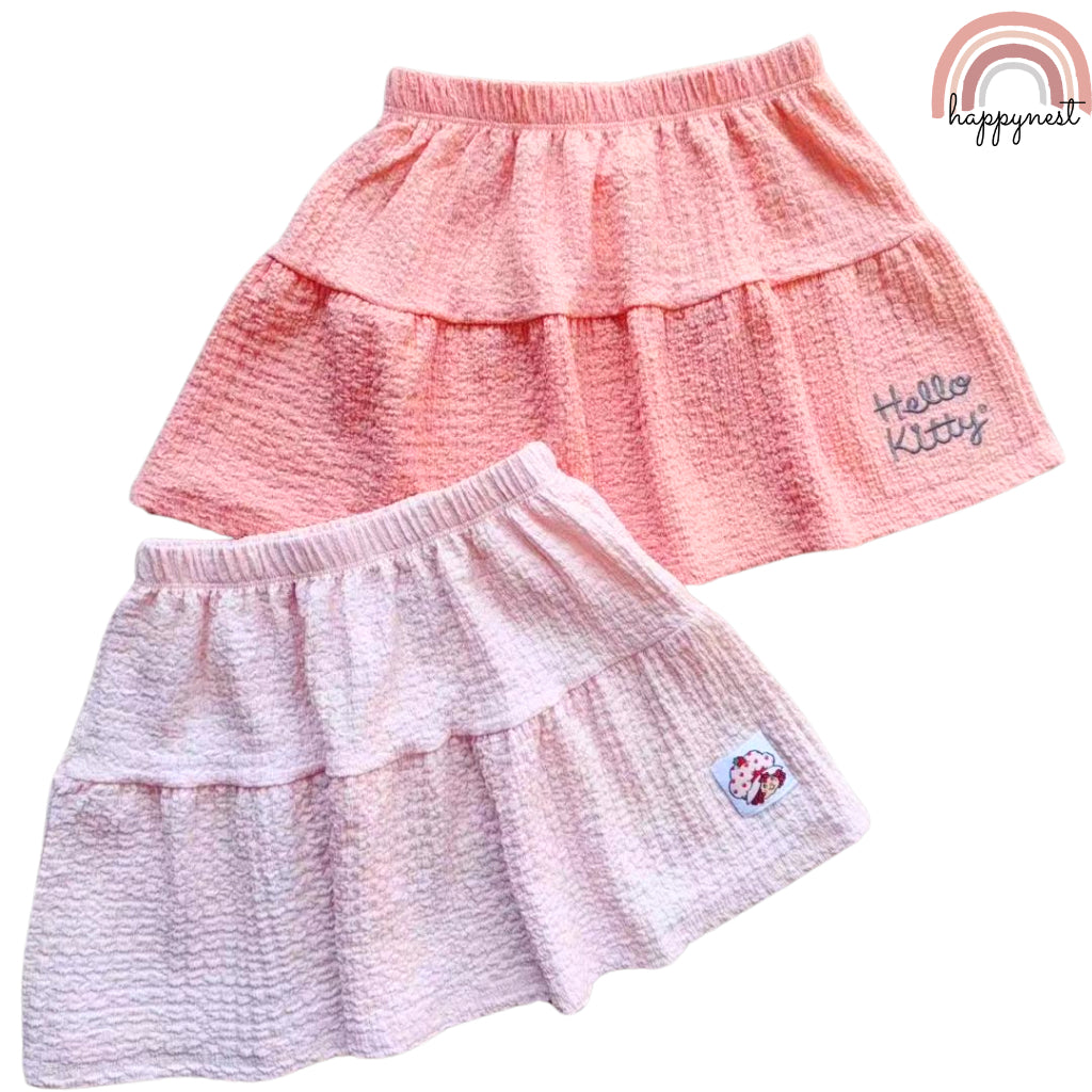 Hello Kitty 2-Pc Shirt + Skirt 2-8 Years for Girls AA129