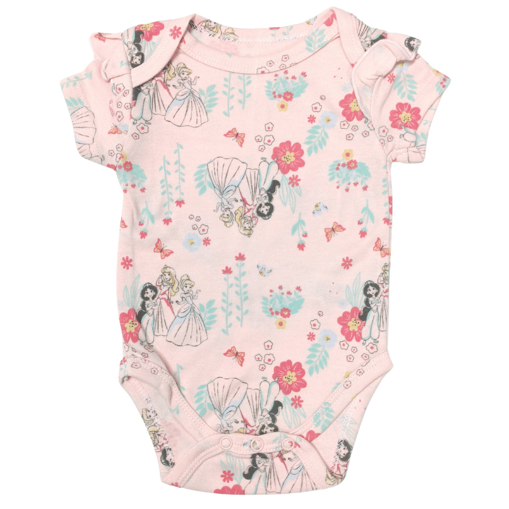Disney Princess Onesies Bodysuit Set for Baby Girls 0-9 Months AA141