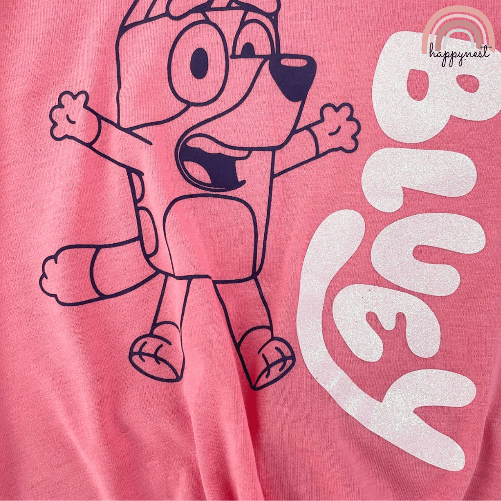 Bluey Shirt Short Girls Terno Set 2 to 8 Years AA182