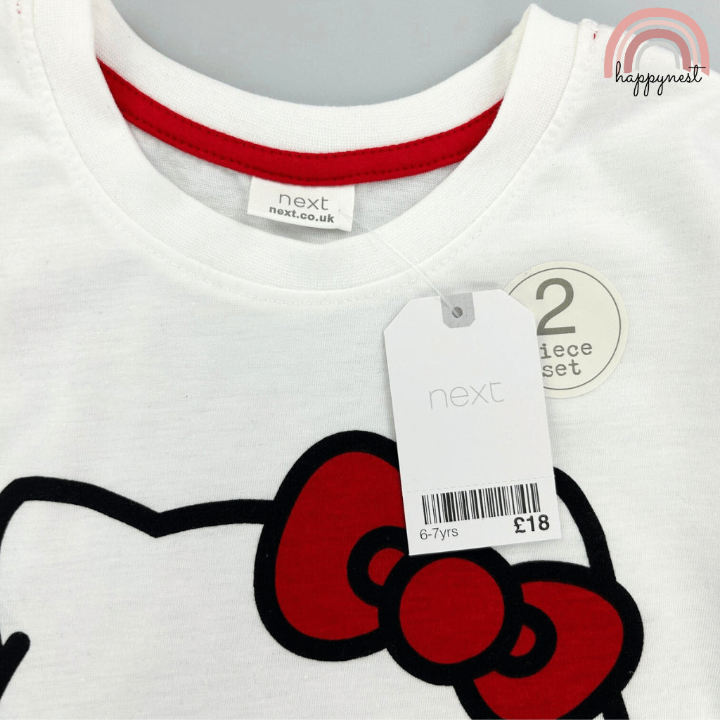 Hello Kitty Shirt + Shorts Set Terno GIrls AA184 2-10 Years