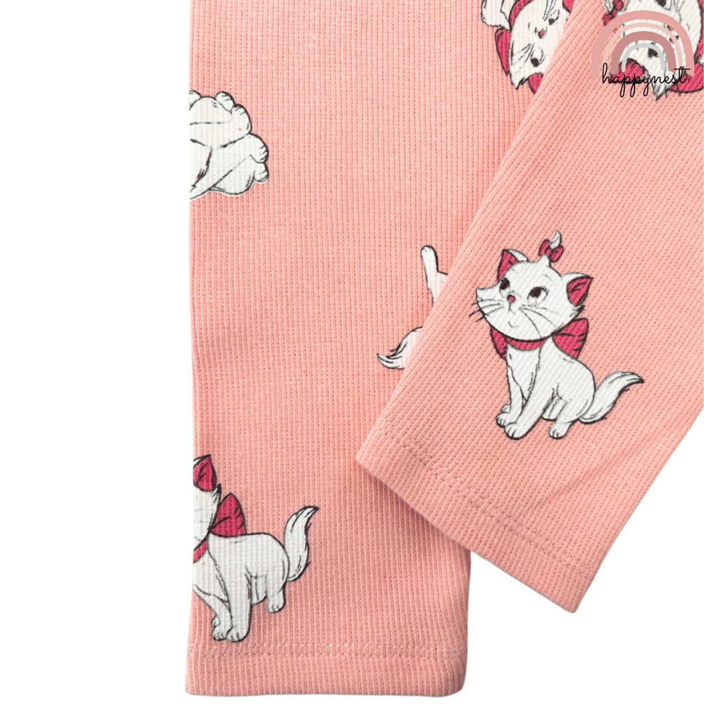 Aristocats Peach Baby Long Sleeve and Leggings set for Girls HM-SS408 3-36M