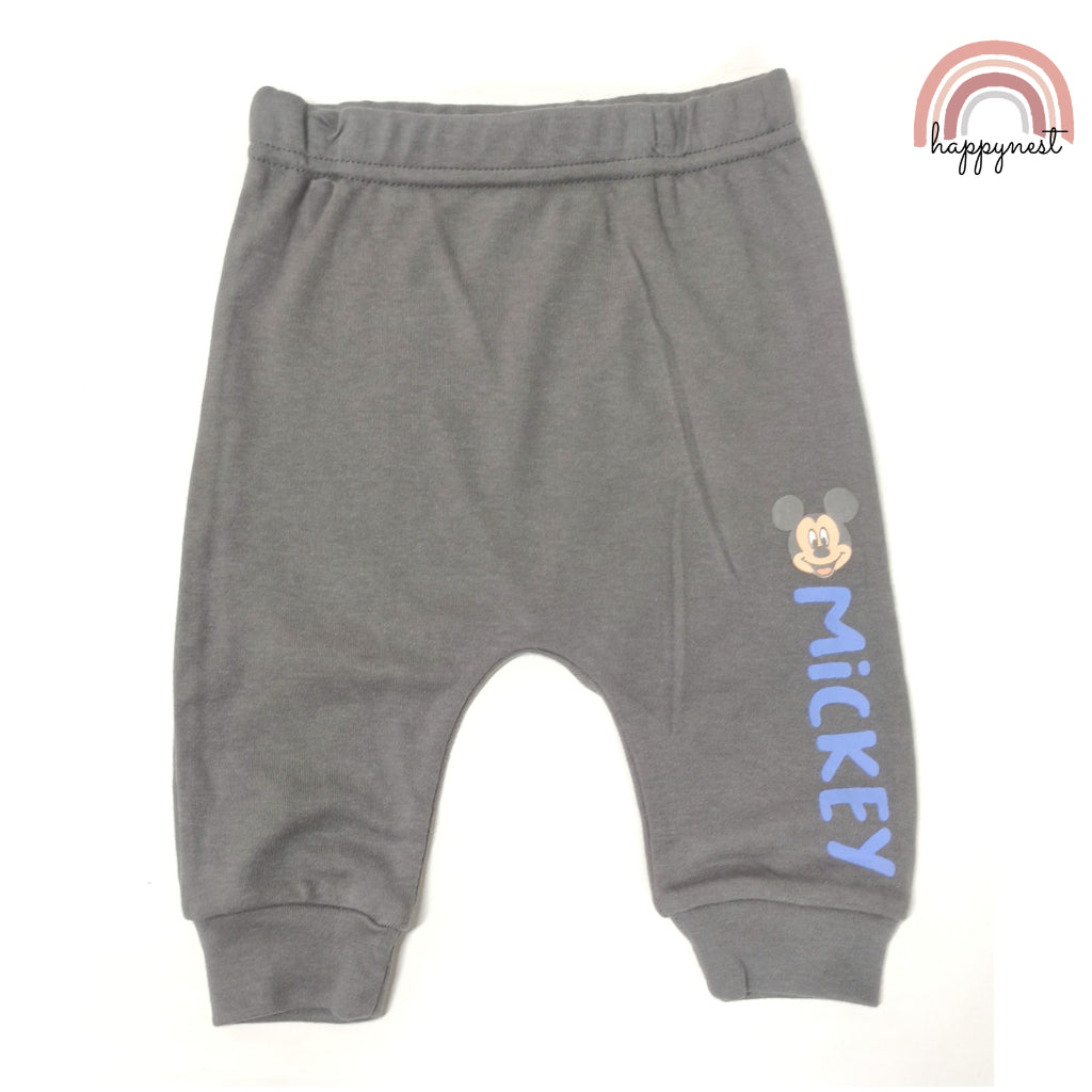 Mickey Mouse Onesies Set with Matching Bib and Pants AA79 3 - 9 Months