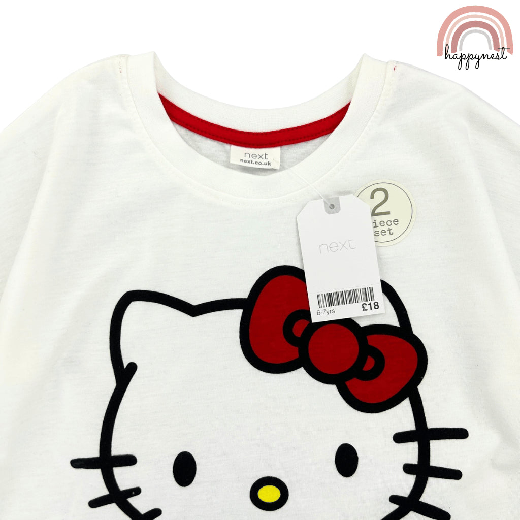 Hello Kitty Shirt + Shorts Set Terno GIrls AA184 2-10 Years