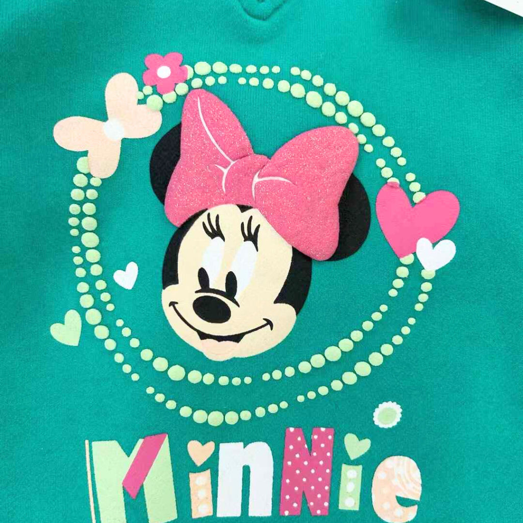 Happynest Minnie Mouse 2-Piece Set Hoodie and Jogger Pants for Baby Girls 6-24 M SS340