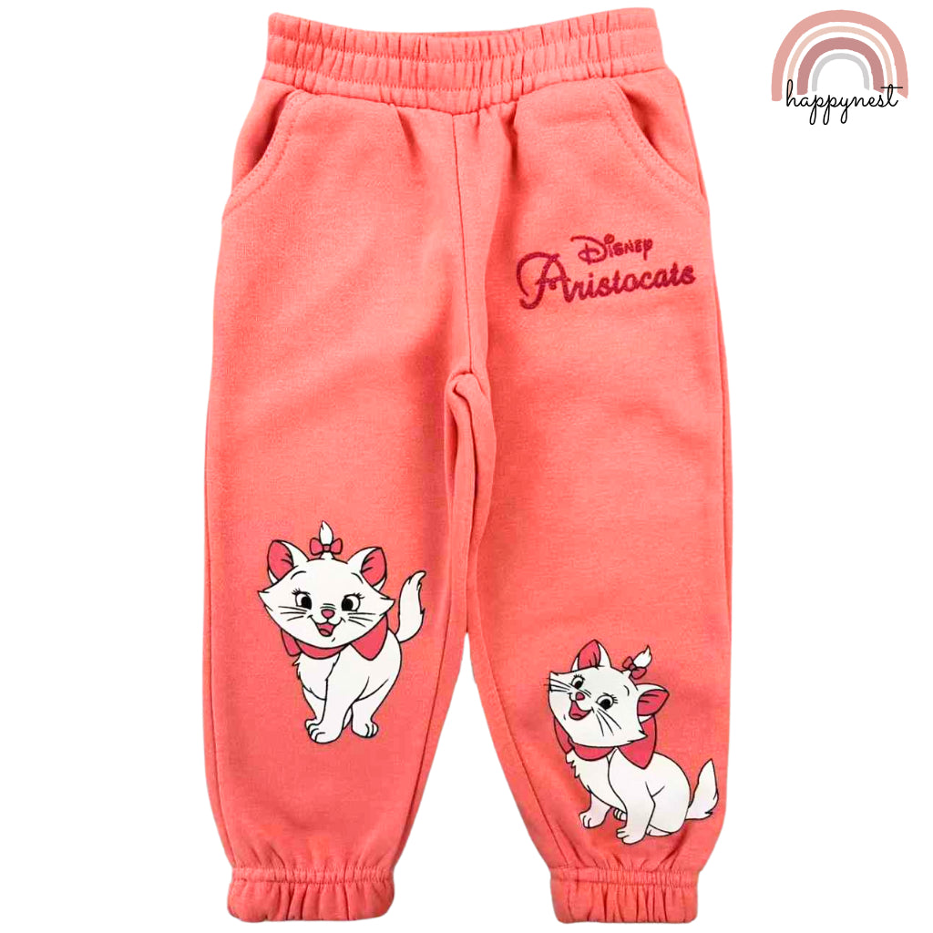 Happynest Aristocats Peach Tracksuit for Girls 2-6 Years SS395