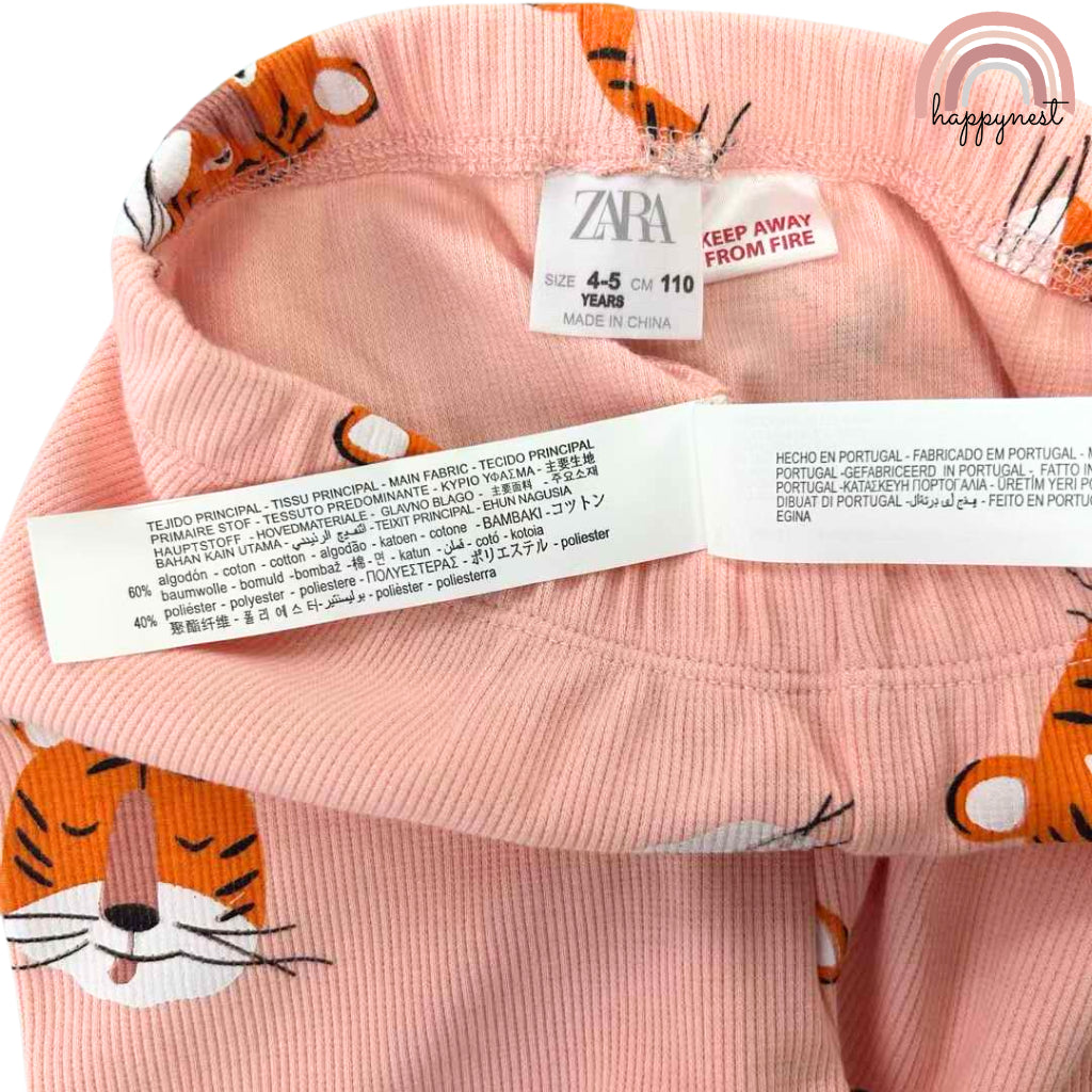 Zara Cute Tiger Tracksuit Sweatshirt Leggings Girls 2-8 Years Old SS433