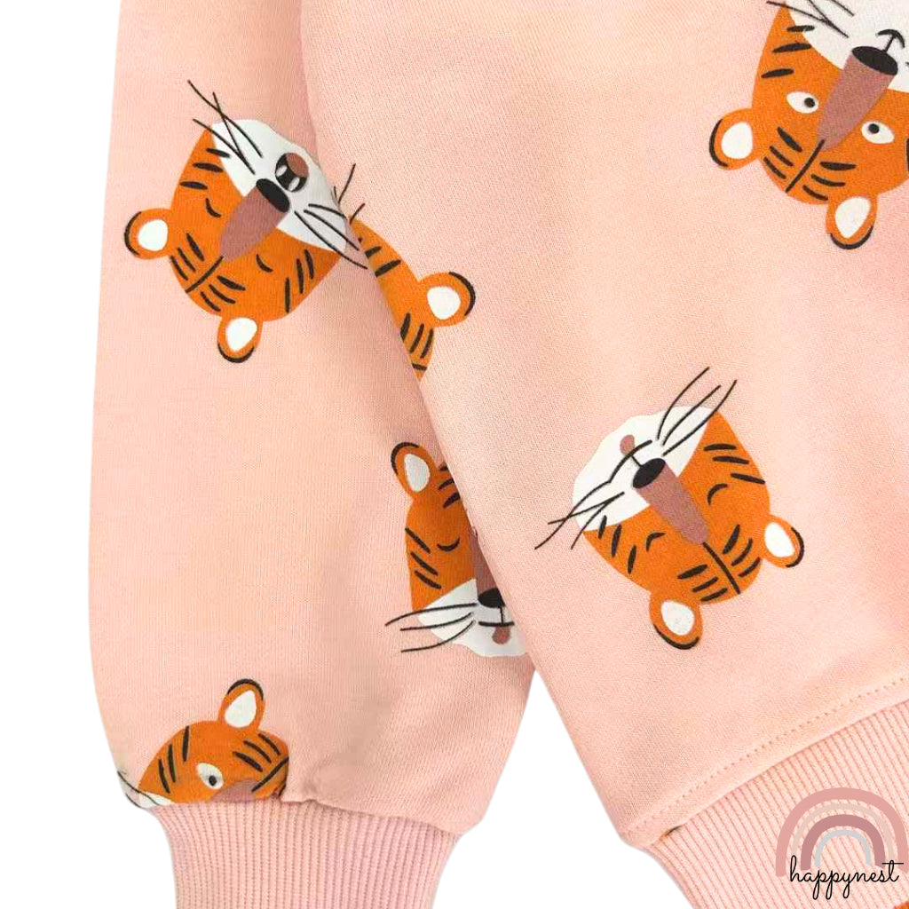 Zara Cute Tiger Tracksuit Sweatshirt Leggings Girls 2-8 Years Old SS433