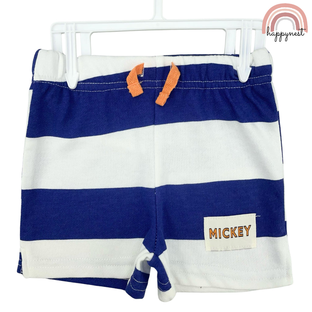 Mickey Shirt Green Shorts Set Terno for Boys AA167