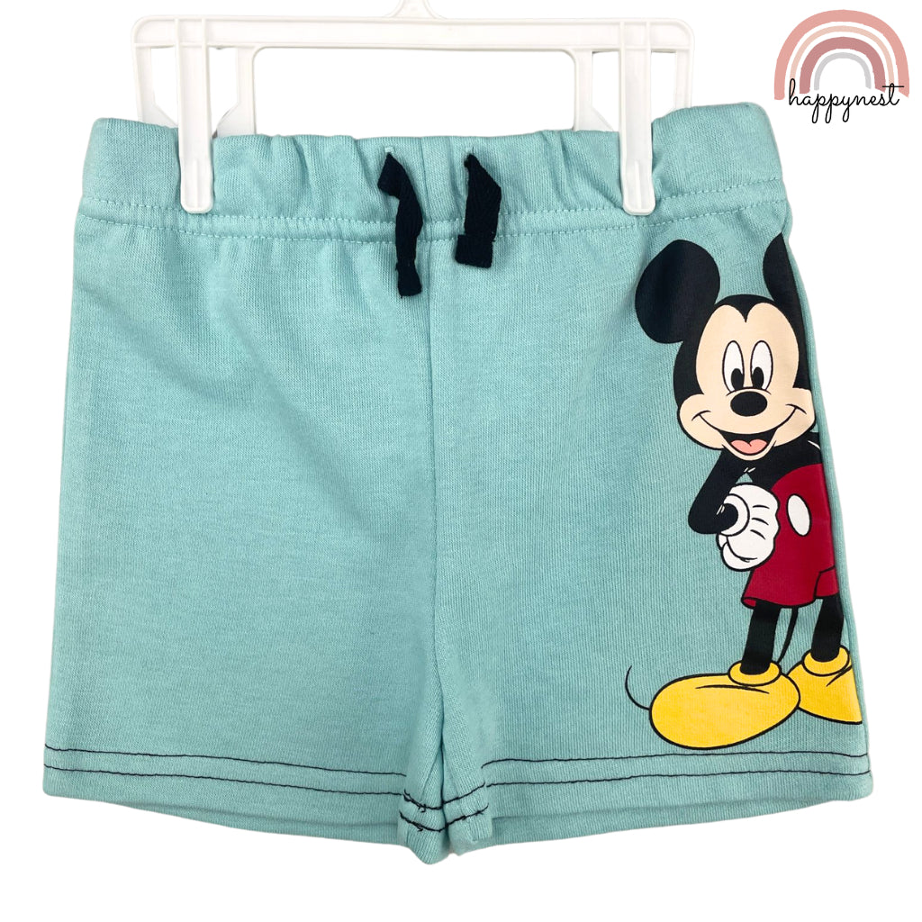 Mickey Blue Shirt Shorts Hooded Shirt Hoodie for Boys AA166