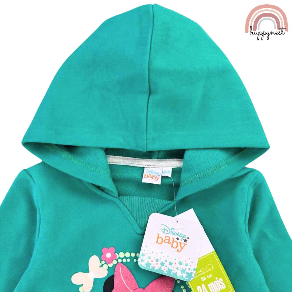 Happynest Minnie Mouse 2-Piece Set Hoodie and Jogger Pants for Baby Girls 6-24 M SS340