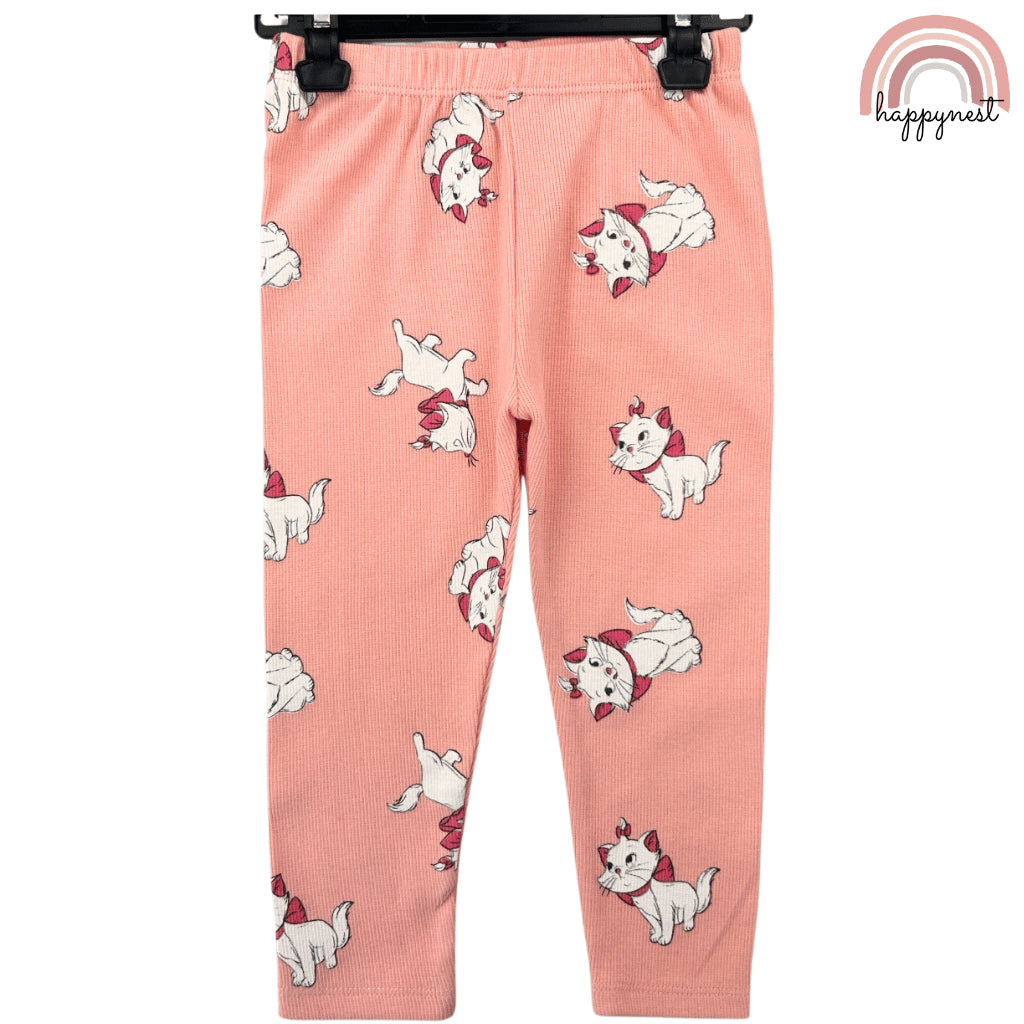 Aristocats Peach Baby Long Sleeve and Leggings set for Girls HM-SS408 3-36M