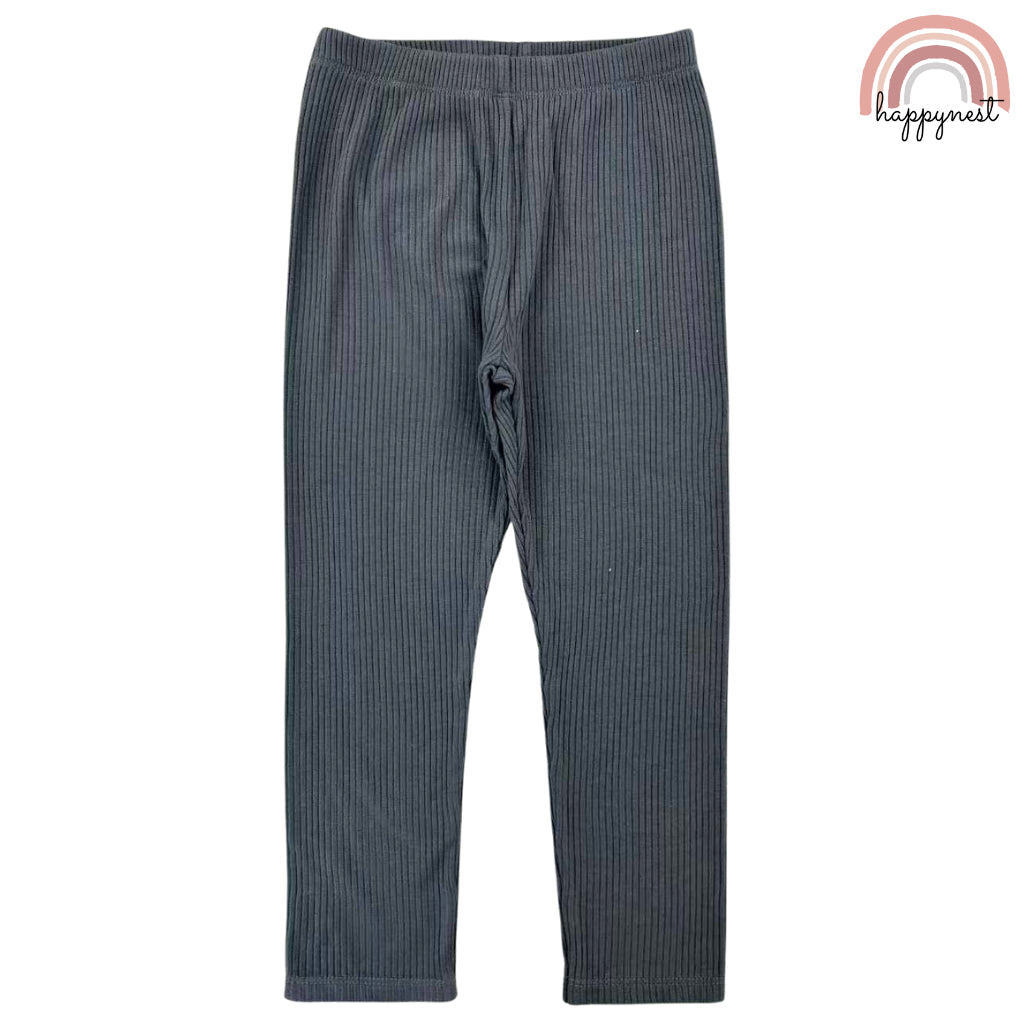 Happynest White Dress Longsleeve + Leggings Set SS437