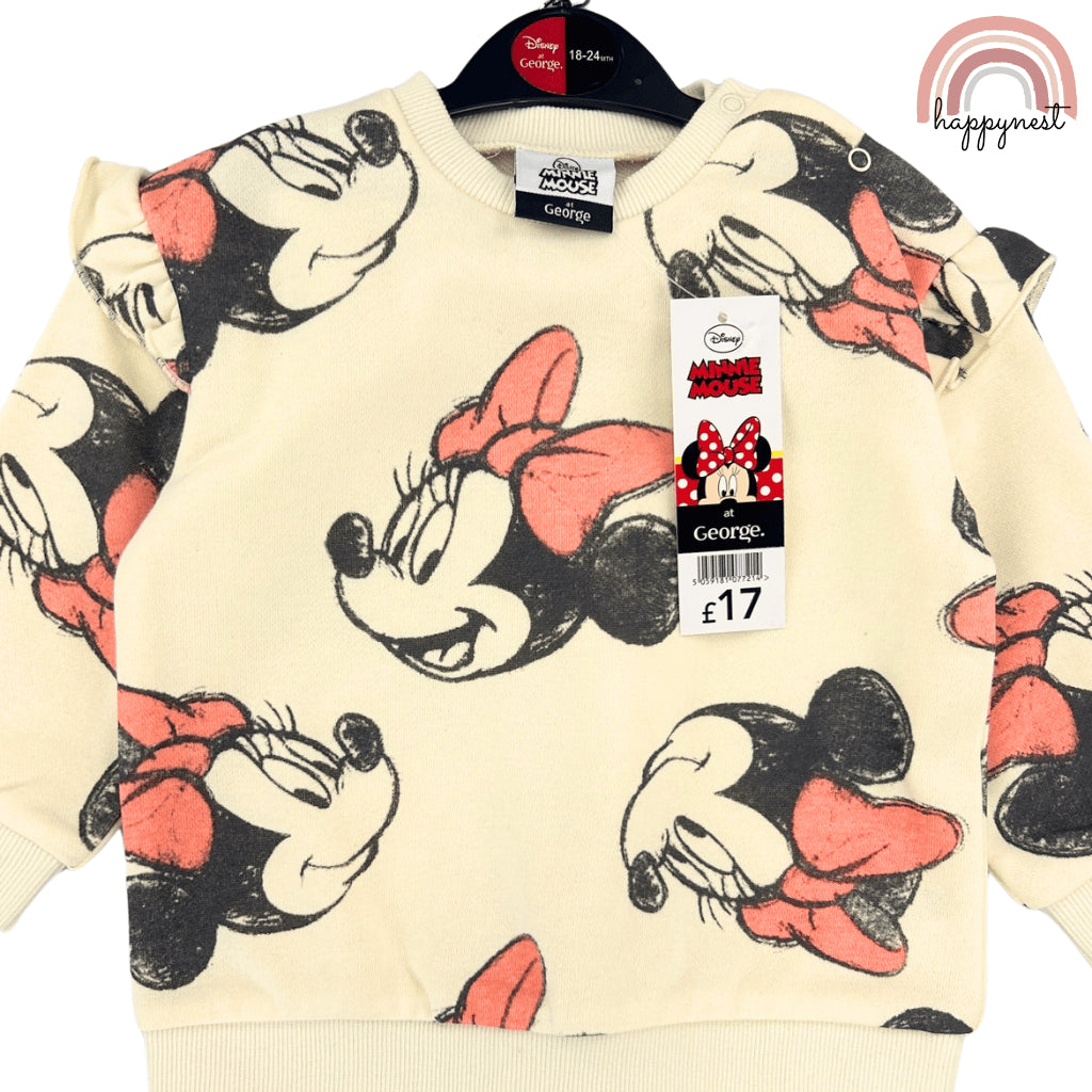 Minnie Baby Yellow and Leggings set for Girls  HM-SS405 6-36M