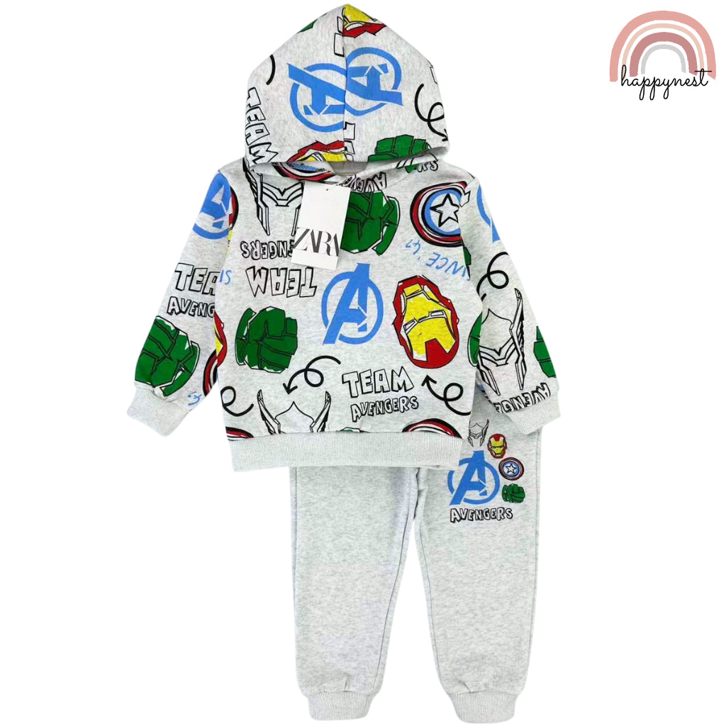 Happynest Mickey HM Hoodie Jogger Terno Boys 2-8 Years Old