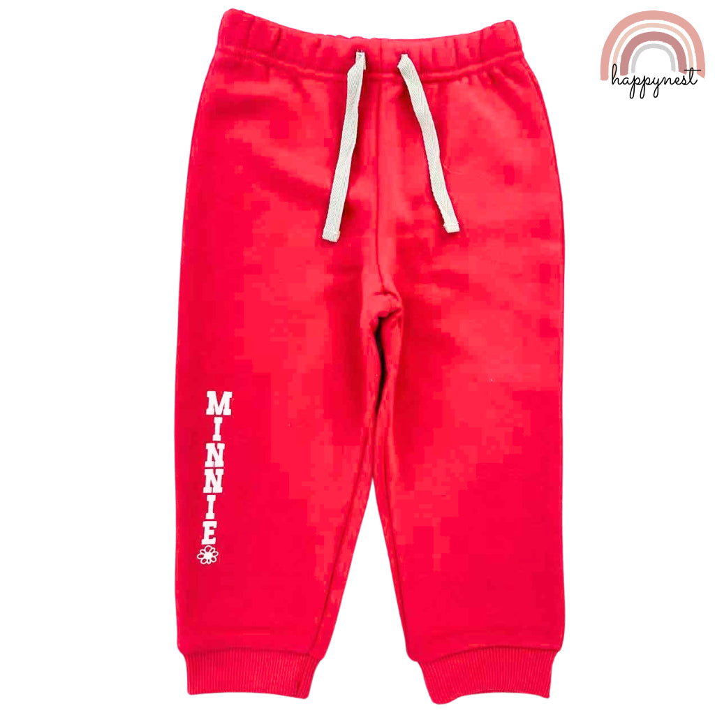 Happynest Minnie Mouse 2-Piece Set Hoodie and Jogger Pants for Baby Girls 6-24 M SS343