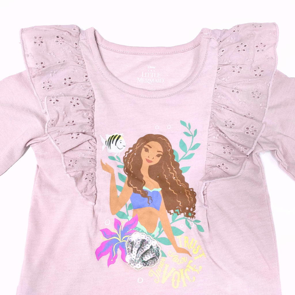 Little Mermaid Shirt + Leggings for Girls (4-6 Years Old) SS83