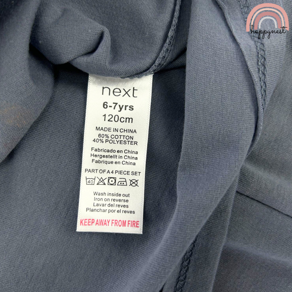 Next Mickey Dark Gray Shirt Short Terno Boys 2-10 Years AA170