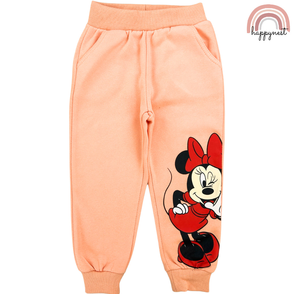 Minnie Mouse Jacket Girls Orange Zara Sweatshirt Tracksuit Jogger+ Terno Sets HM-SS416 3-8 Years Old