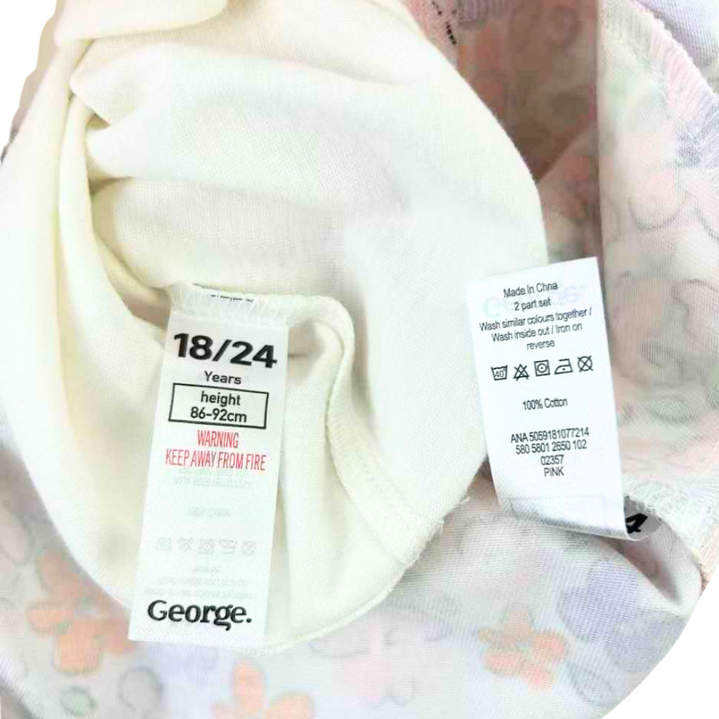 Happynest 2-Piece Baby Jumper + Dress for Baby Girl 3-36M AA144