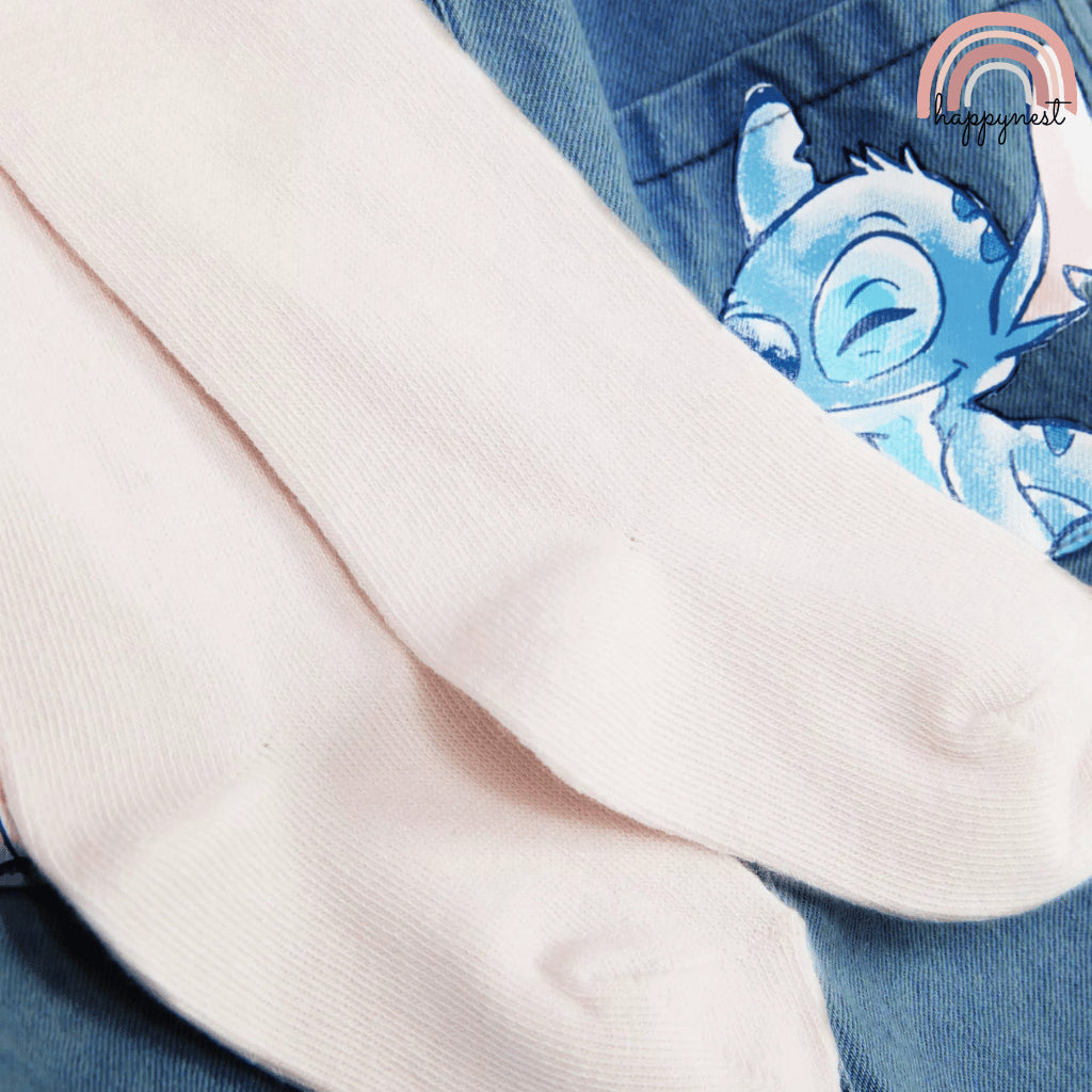 Lilo and Stitch Denim Dress with Stockings Baby Girl 6 - 36 Months AA185