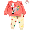 Happynest Minnie Peach Tracksuit for Girls 2-6 Years SS393