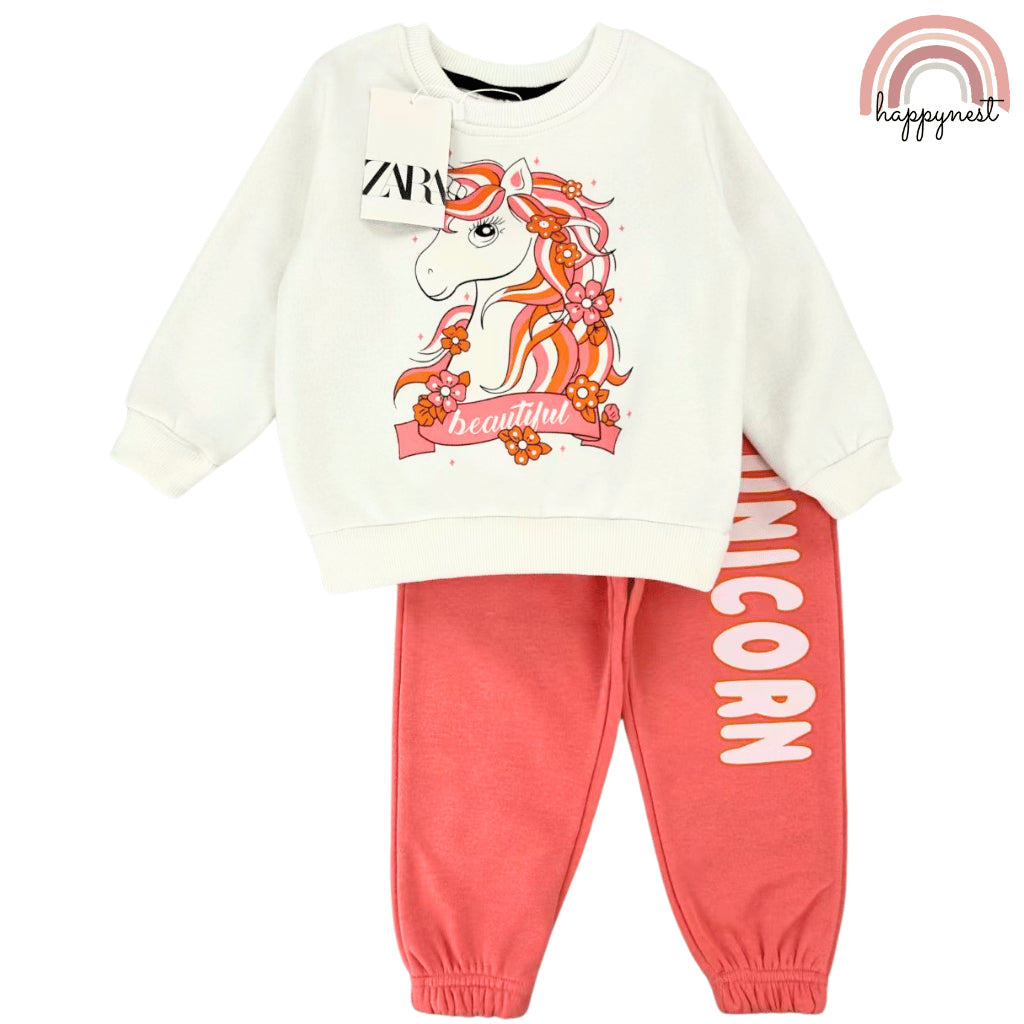 Unicorn Tracksuit for Girls 2–8 Years Old SS487