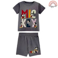 Next Mickey Dark Gray Shirt Short Terno Boys 2-10 Years AA170