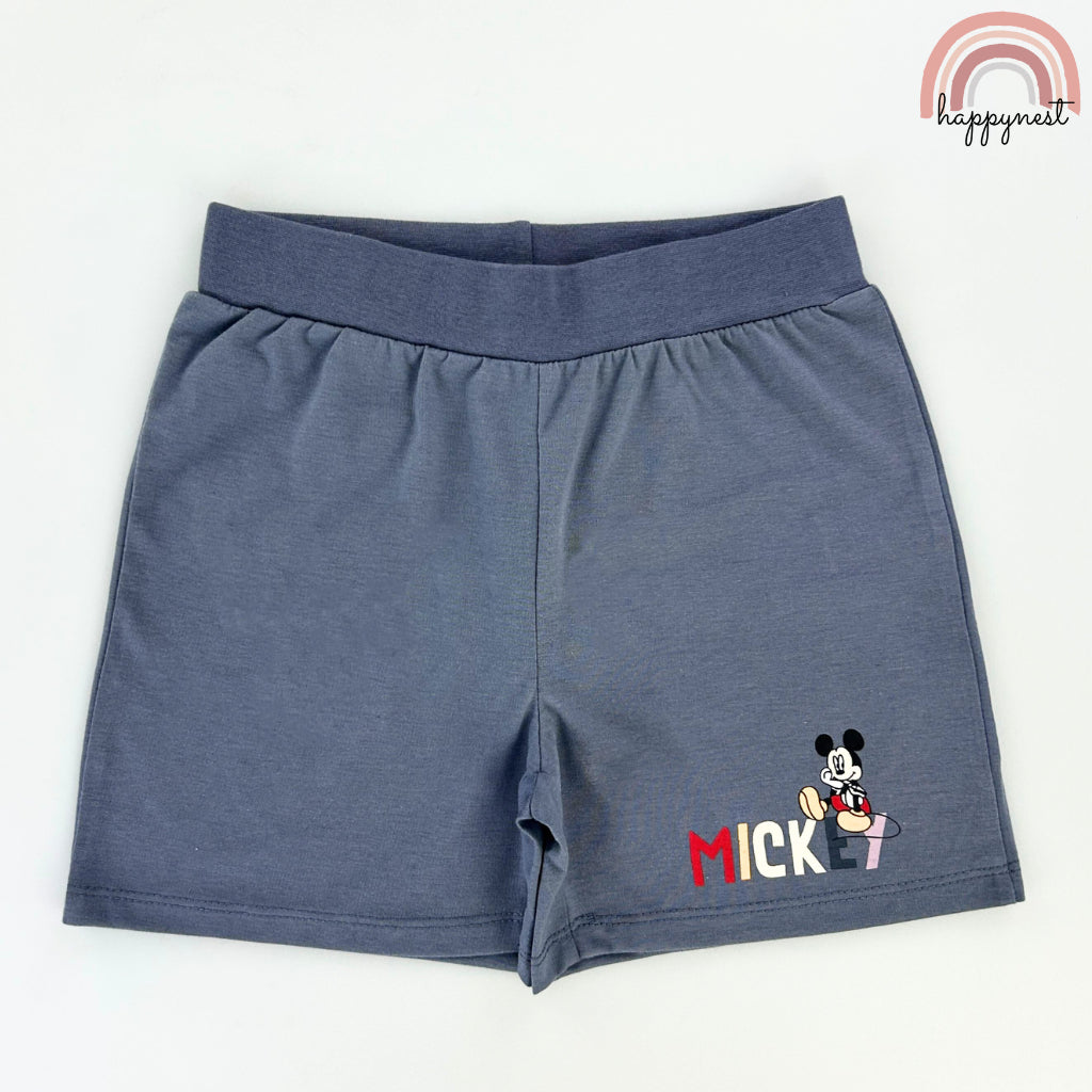 Next Mickey Dark Gray Shirt Short Terno Boys 2-10 Years AA170