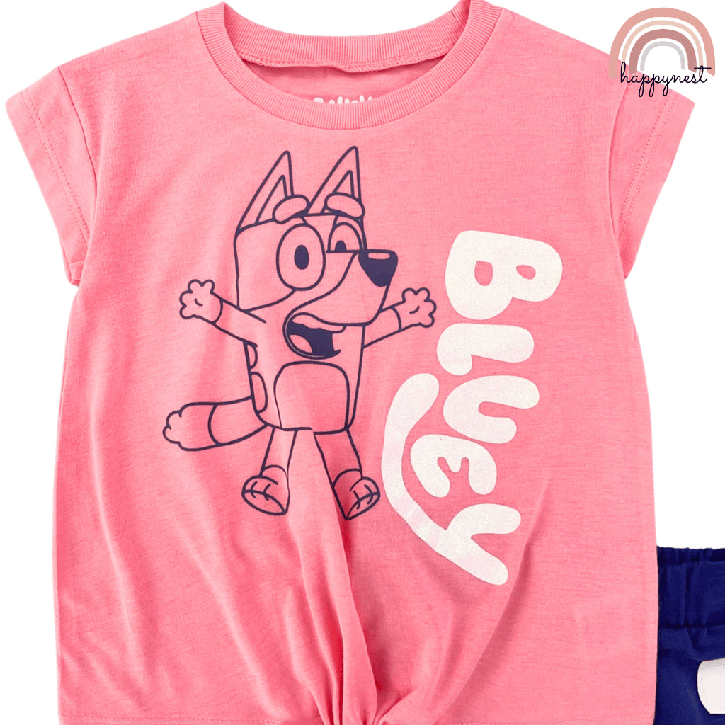 Bluey Shirt Short Girls Terno Set 2 to 8 Years AA182