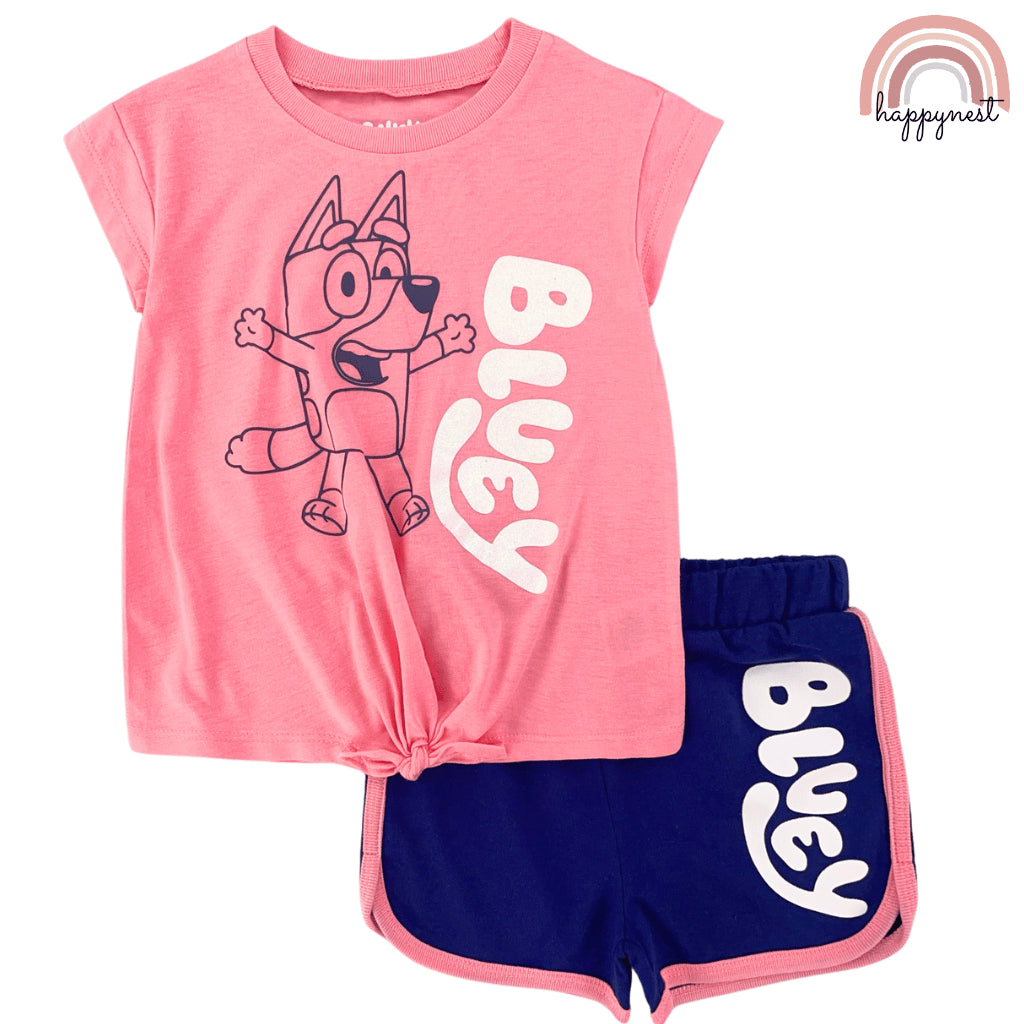 Bluey Shirt Short Girls Terno Set 2 to 8 Years AA182