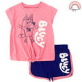 Bluey Shirt Short Girls Terno Set 2 to 8 Years AA182
