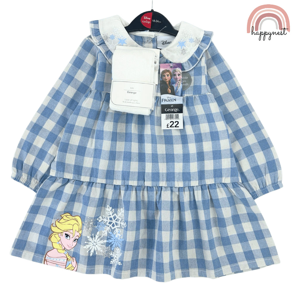 Frozen Elsa Dress Stockings for Baby Girls 6 - 36 Months AA186