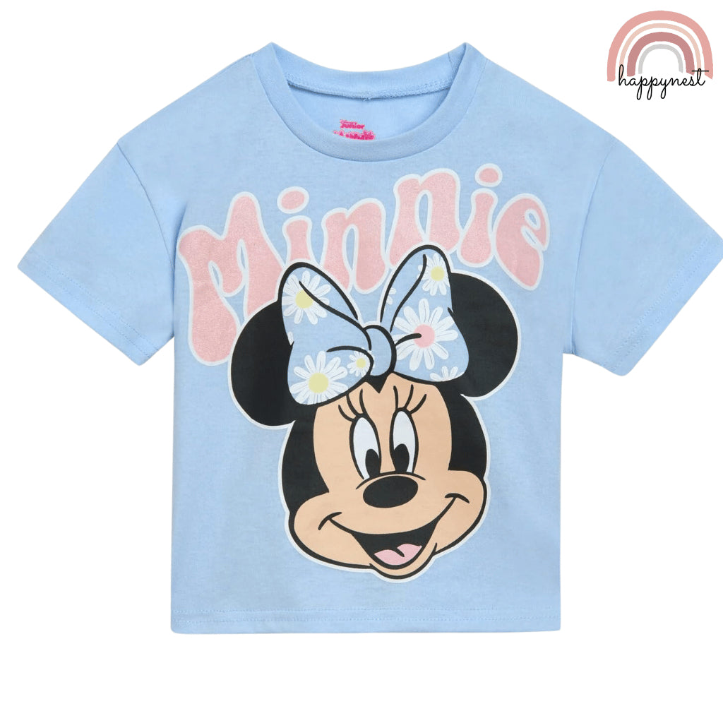 Minnie Mouse Blue Shirt and Wide Pants Set 9 Months to 4 Years AA189
